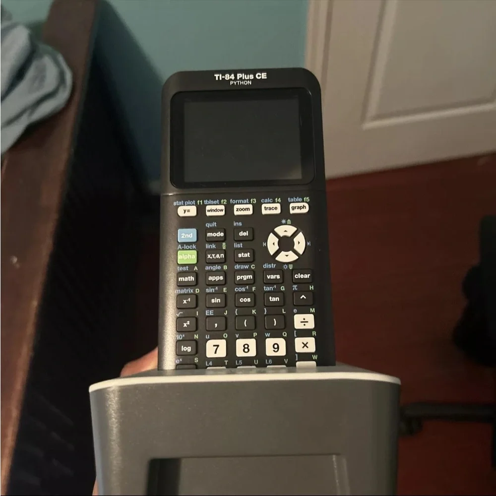 Texas Instruments TI 84 plus CE Graphing Calculator Docking Station W Cable Only